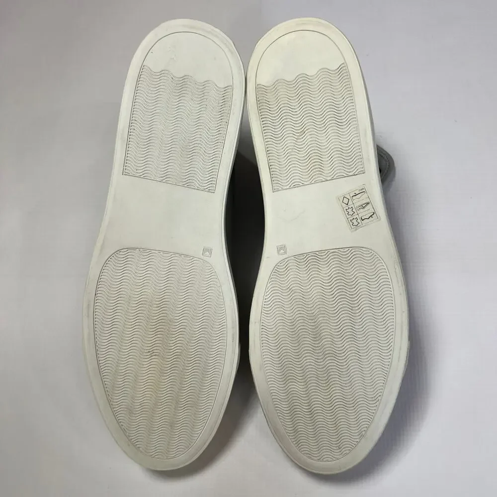 Common Projects Tournament High Top Sneakers EU42 Grey Leather Shoes ITALY